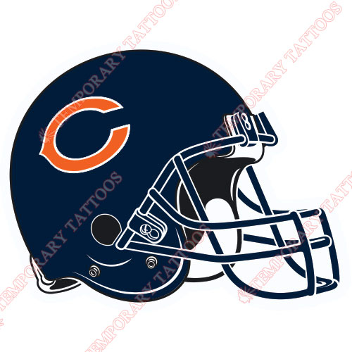 Chicago Bears Customize Temporary Tattoos Stickers NO.460